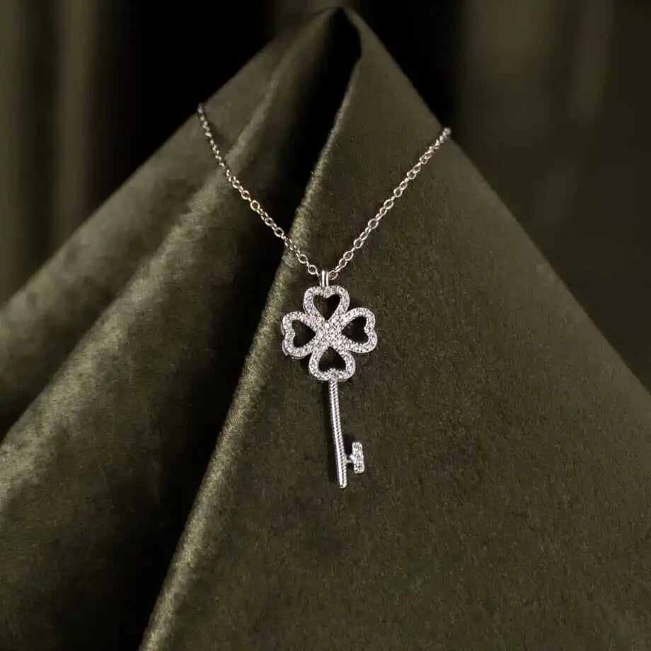 Collar Llave De Corazon