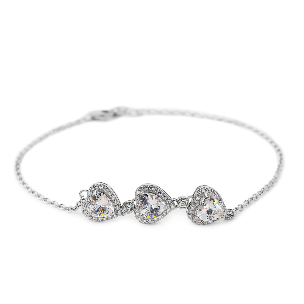 Pulsera Tres Corazones
